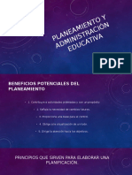  Planeamiento y Administración Educativa