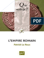 L'empire Romain - Le Roux Patrick PDF