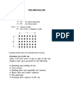 Pile and Pile Cap:: Grouping of Piles-Plan of Overall Dimension of Group