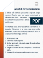 El Rastreo y Seguimiento de Información en Documentos PDF