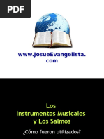 Los Instrumentos Musicales y Los Salmos