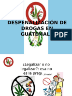 Despenalización de Drogas en Guatemala