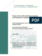 Passive Stack Ventilation in Residential Buildings