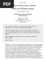 United States v. William Lee, 509 F.2d 645, 2d Cir. (1975)