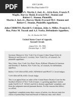 Aaron J. Furman, Martin J. Joel, Jr., Alvin Katz, Francis P. Maglio, Harvey Sheid, Everard M.C. Stamm and Robert C. Stamm, Martin J. Joel, Jr., Harvey Sheid, Everard M.C. Stamm and Robert C. Stamm v. John Cirrito, Harold S. Coleman, John A. Miller, Francis G. Rea, Peter M. Toczek and A.J. Yorke, 828 F.2d 898, 2d Cir. (1987)