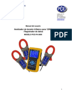 Manual PCE PA8000