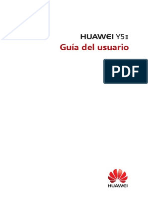 Huawei Y5ii Guía de Usuario Cun-L03 01 Español | PDF | Internet |  Telecomunicaciones