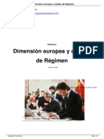 Dimensin Europea y Cambio de Rgimen a11561