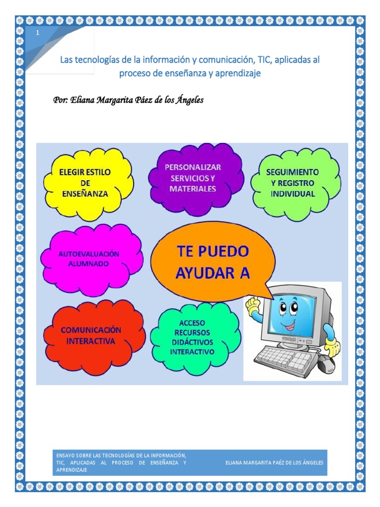 Ensayo sobre las TIC en Educación Tecnología de