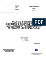 Gh_Station d'Épuration, Dispoition Constructives