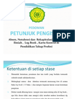 Petunjuk Pengisian Log Book