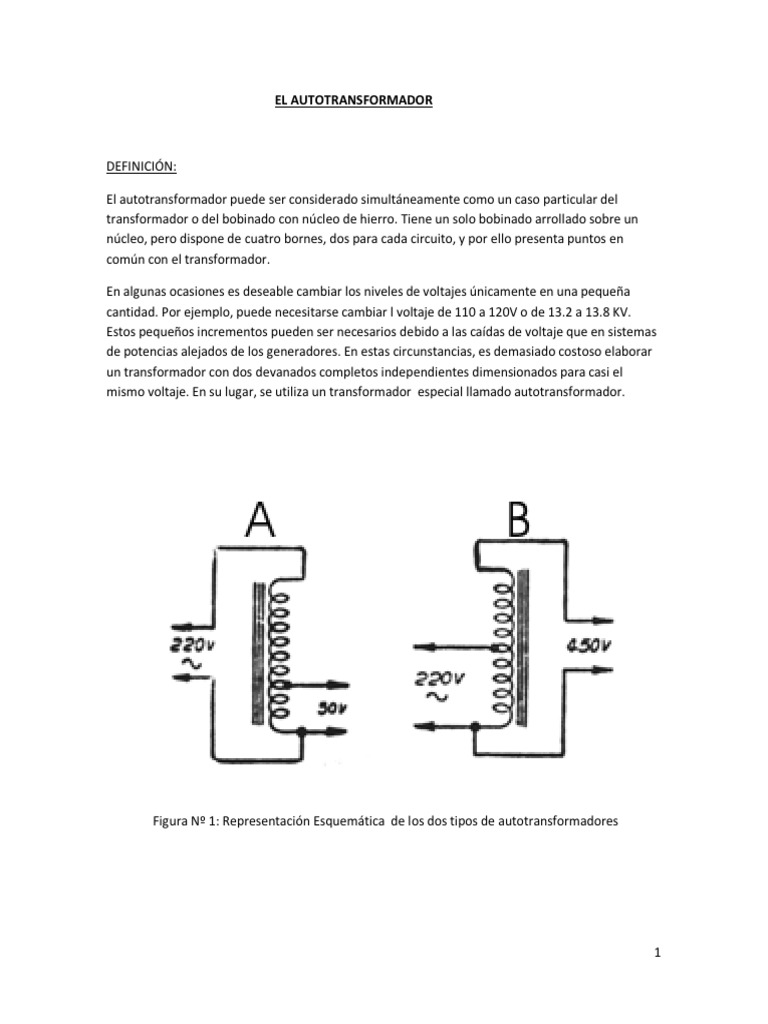El Autotransformavdsdor | PDF