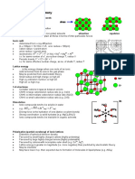 Ionic Structures Summary: X M MX +