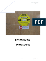 1 Backcharge Procedure