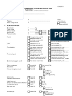 Formulir Penjaringan Kesehatan Peserta Didik