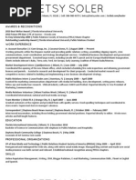 Download Betsy Soler - 2010 Resume by Betsy Soler SN32019693 doc pdf