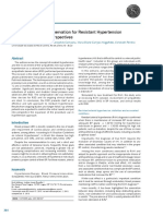 Renal Sympathetic Denervation for Resistant Hypertension Treatment. Current Perspectives (2013)