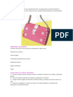 Cartera foami niña