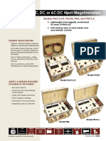 AC DC Hipot Megohmmeters