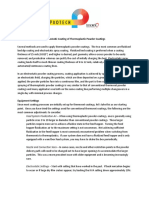 Electrostatic Coating of Thermoplastic Powder Coatings