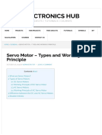 Servo Motor - Types and Working Principle