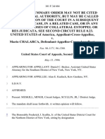 United States of America, Appellant-Cross-Appellee v. Mario Chalarca, Defendant-Appellee-Cross-Appellant, 101 F.3d 684, 2d Cir. (1996)