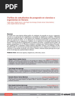Perfiles Estudiantes Posgrado Sonora