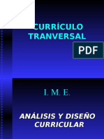 El Currículo Tranversal Ime