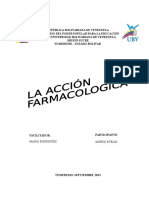 Identificar La Acción Farmacológica Las Vías de Absorción y Eliminación 2