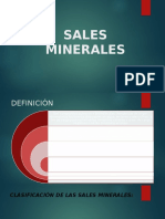 Sales Minerales