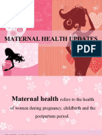 Maternal Health's Updates