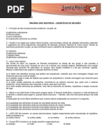 8ano Exercicio Orgaos Dos Sentidos