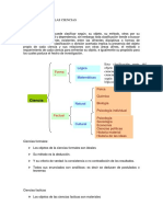 Clasificacion de Las Ciencias