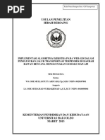 Download IMPLEMENTASI ALGORITMA DJIKSTRA DALAM PENELUSURAN AJLUR TERPENDEK TRANSPORTASI DI DAERAH RAWAN BENCANA KOTA KENDARI by La Ode M Nurrakhmad SN320247045 doc pdf