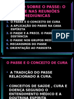 Estudo Sobre o Passe-o Passe Nas Reuniaos Mediunicas