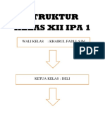 Struktur Kelas Xii Ipa 1
