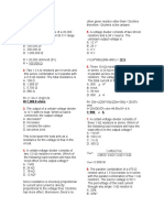 Electric Circuits Sample Problems and Answers