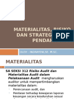 Materialitas, Risiko Audit Dan Strategi Awal