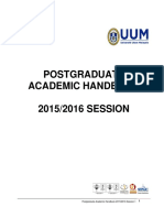 Postgraduate Student Handbook UUM