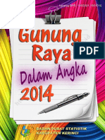 Kecamatan Gunung Raya Dalam Angka 2014