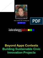Beyond Apps Contests - Building Sustainable Civic Innovation Projects