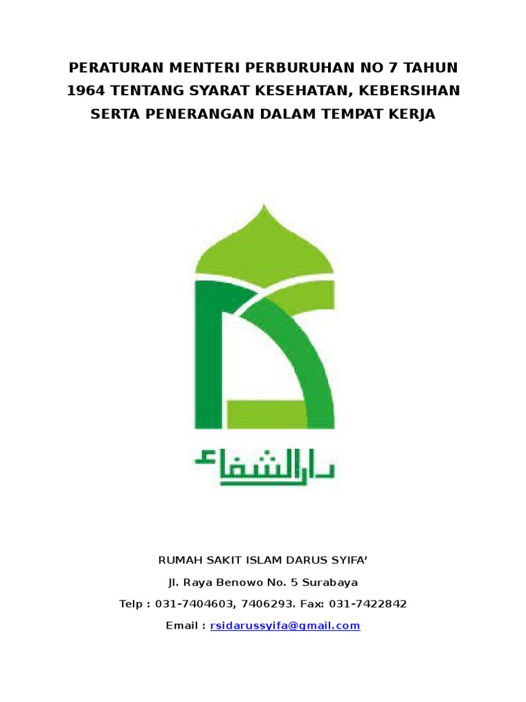 Jadwal Dokter Rsi Darus Syifa Benowo