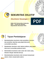 AK2 Pertemuan 4 Sekuritas Dilutif