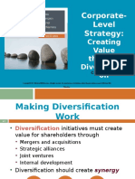 Corporate-Level Strategy:: Creating Value Through Diversificati On