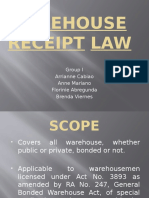 WareHouse Receipt Law Report
