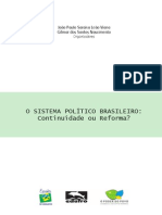 O Sistema Politico Brasileiro: Continuidade Ou Reforma?