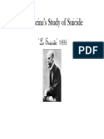 Durkheim's Study of Suicide Rates