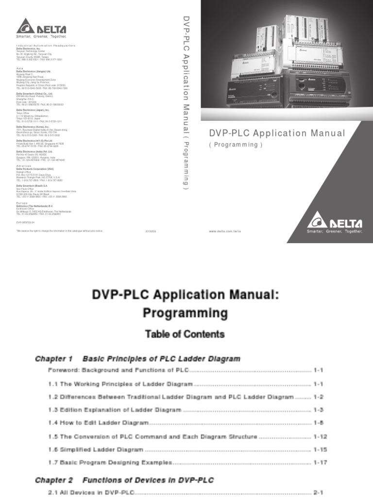 DVP-PLC Programming Application Guide | PDF | Programmable Logic ...