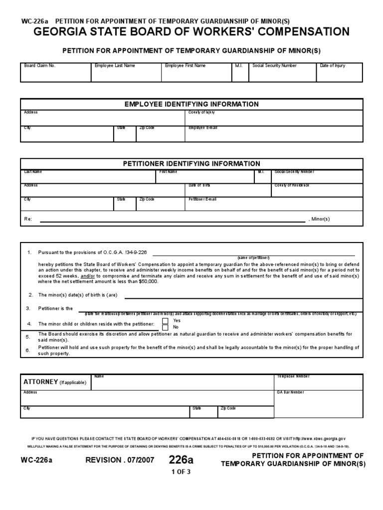 WC 226a | PDF | Legal Guardian | Criminal Record