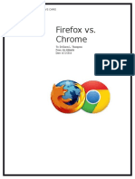 Running Head: FIREFOX VS CHROME 0